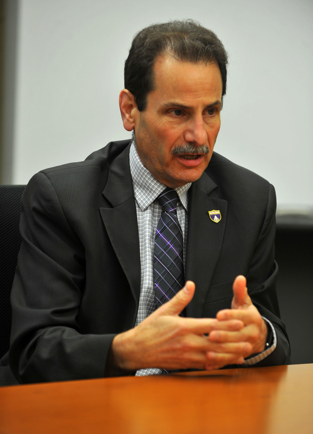 Acting President of Western Illinois University Martin Abraham.